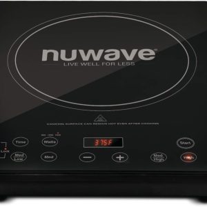 Nuwave Pro Chef Induction Cooktop, NSF-Certified, Commercial-Grade, Portable, Powerful 1800W, Large 8” Heating Coil, 94 Temp Settings 100°F – 575°F in 5°F, Shatter-Proof Ceramic Glass Surface